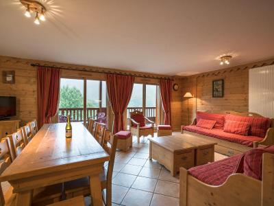 Vakantie in de bergen Appartement 5 kamers 10 personen (C17) - Les Chalets du Gypse - Saint Martin de Belleville - Woonkamer