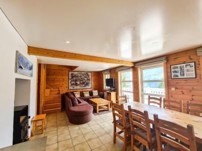 Holiday in mountain resort 5 room mezzanine chalet 8 people (08) - Les Chalets du Hameau - Flaine - Living room