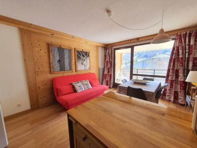 Vakantie in de bergen Appartement 2 kamers 6 personen (307) - Les Chalets du Jardin Alpin Edelweiss - Serre Chevalier - Woonkamer