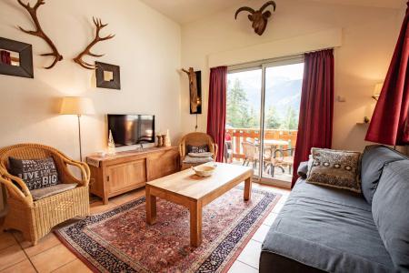 Vakantie in de bergen Chalet semi-individueel 3 kamers 6 personen (CHT79) - Les Chalets Petit Bonheur - La Norma - Woonkamer