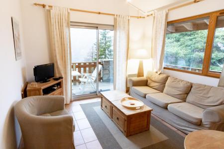 Urlaub in den Bergen Doppelchalethälfte 3 Zimmer für 6 Personen (CHT94) - Les Chalets Petit Bonheur - La Norma - Wohnzimmer