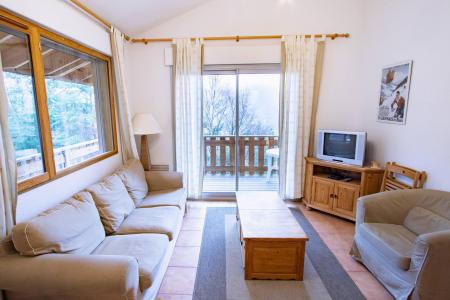 Holiday in mountain resort Semi-detached 3 room chalet 6 people (CHT93) - Les Chalets Petit Bonheur - La Norma - Living room