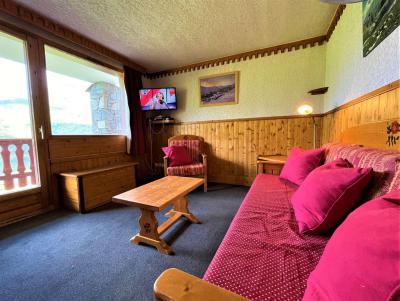 Vakantie in de bergen Appartement 3 kamers 6 personen (101) - Les Côtes d'Or Chalet Bossons - Les Menuires - Woonkamer