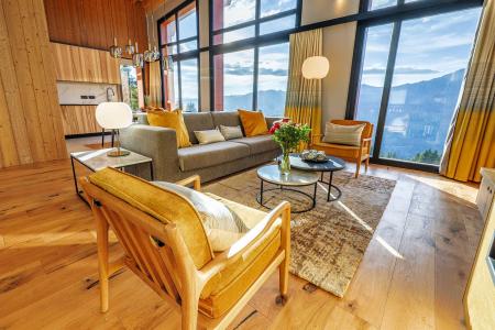 Holiday in mountain resort 4 room duplex apartment 6 people (B31) - Les Cristaux - Les Arcs - Living room