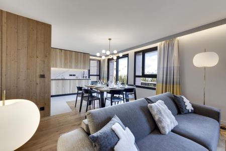 Holiday in mountain resort 4 room duplex apartment 6 people (C11) - Les Cristaux - Les Arcs - Living room