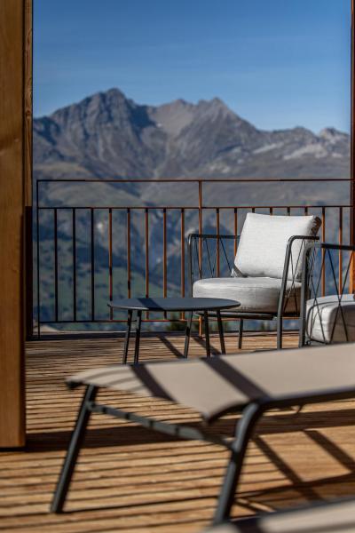 Holiday in mountain resort 5 room duplex apartment 8 people (B10) - Les Cristaux - Les Arcs - Terrace
