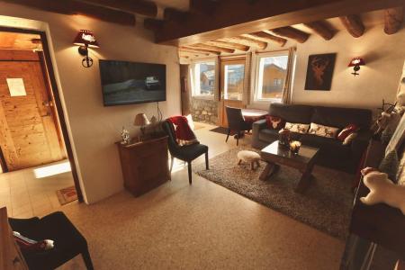 Holiday in mountain resort 4 room apartment 8 people - LES DRYADES - Courchevel - Living room