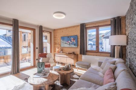 Vakantie in de bergen Appartement 3 kamers 5 personen (A101) - Les Fermes de l'Alpe - A - Alpe d'Huez - Woonkamer