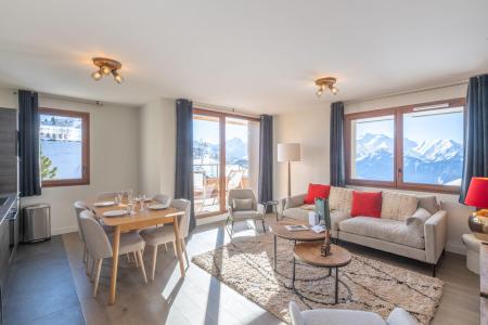 Vakantie in de bergen Appartement 3 kamers 6 personen (A203) - Les Fermes de l'Alpe - A - Alpe d'Huez - Woonkamer