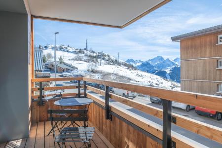 Urlaub in den Bergen 2-Zimmer-Berghütte für 4 Personen (C103) - Les Fermes de l'Alpe - C - Alpe d'Huez - Balkon