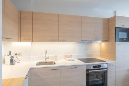 Vacaciones en montaña Apartamento cabina 2 piezas para 4 personas (C206) - Les Fermes de l'Alpe - C - Alpe d'Huez - Kitchenette