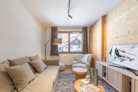 Vakantie in de bergen Appartement 2 kamers 4 personen (C402) - Les Fermes de l'Alpe - C - Alpe d'Huez - Woonkamer