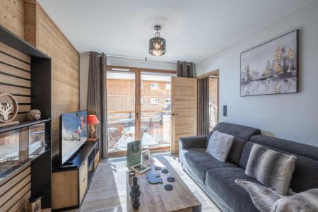 Vakantie in de bergen Appartement 2 kamers bergnis 4 personen (C103) - Les Fermes de l'Alpe - C - Alpe d'Huez - Woonkamer