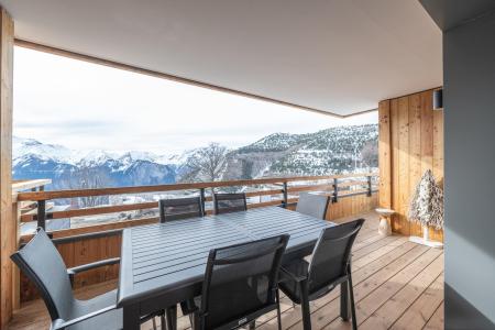 Wakacje w górach Apartament 3 pokojowy kabina 6 osób (D105) - Les Fermes de l'Alpe - D - Alpe d'Huez - Balkon