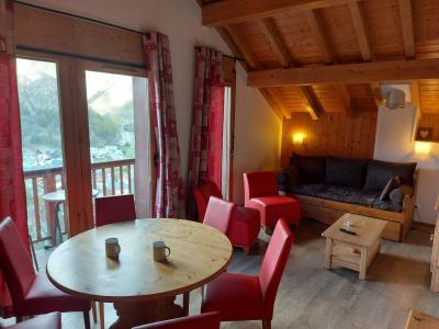 Vakantie in de bergen Appartement 3 kamers bergnis 6 personen (B211) - Les Fermes de l'Archaz - Valloire - Woonkamer