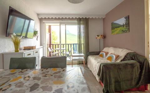 Holiday in mountain resort 2 room apartment sleeping corner 6 people (C7) - Les Hauts de Peyragudes - Peyragudes - Living room