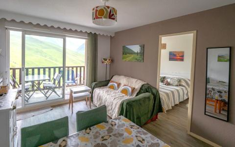 Vakantie in de bergen Appartement 2 kamers bergnis 6 personen (C7) - Les Hauts de Peyragudes - Peyragudes - Woonkamer