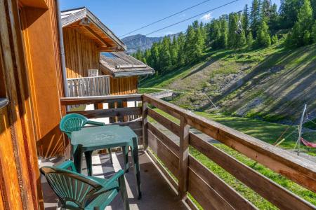 Urlaub in den Bergen 2-Zimmer-Holzhütte für 6 Personen (MBC402) - Les Hauts de Preclaux I - Les Orres - Terrasse