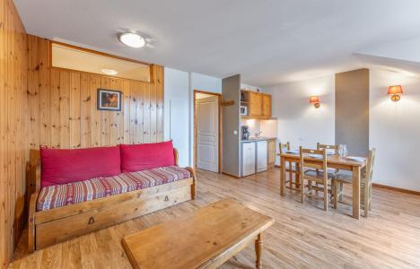 Holiday in mountain resort Studio cabin 4 people (MBB405) - Les Hauts de Preclaux I - Les Orres - Living room