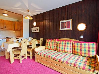 Vakantie in de bergen Appartement 3 kamers 6 personen (2) - Les Origanes - Les Menuires - Woonkamer