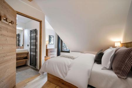 Vakantie in de bergen Appartement 4 kamers mezzanine 6 personen (B402) - Les Sources de la Canopée - Saint Gervais - Kamer