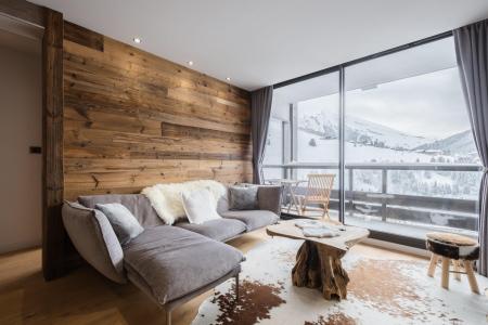 Каникулы в горах Апартаменты 3 комнат кабин 6 чел. (33) - Lodge Perriere - La Clusaz - Салон