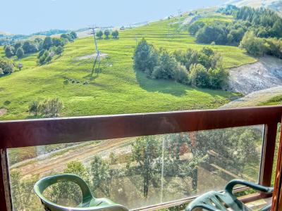 Vakantie in de bergen Appartement 1 kamers 4 personen (12) - Lunik Orion - Le Corbier - Terras