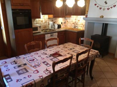 Vakantie in de bergen Maison de l'Envers - Le Grand Bornand - Woonkamer