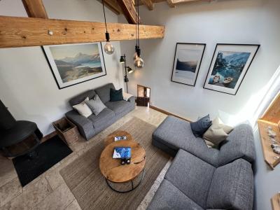 Holiday in mountain resort 4 room duplex apartment 8 people - Maison de Pays Bertille - Serre Chevalier - Living room
