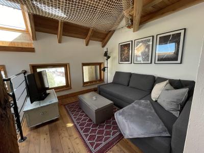 Vakantie in de bergen Appartement duplex 4 kamers 8 personen - Maison de Pays Bertille - Serre Chevalier - Woonkamer