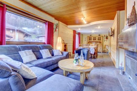 Vakantie in de bergen Woning 5 kamers 10 personen - Maison l'Outo - Morzine - Woonkamer