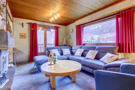 Vakantie in de bergen Woning 5 kamers 10 personen - Maison l'Outo - Morzine - Woonkamer