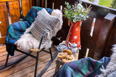 Vakantie in de bergen tweepersoonskamer () - Mamie Megève - Megève - Balkon
