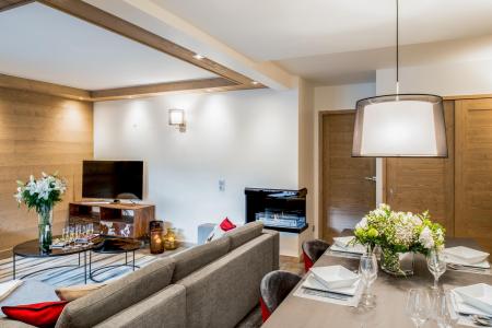 Holiday in mountain resort 3 room apartment cabin 6-8 people (D11) - Mammoth Lodge - Courchevel - Living room