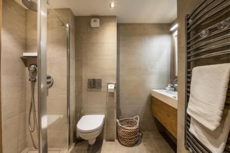 Urlaub in den Bergen 5 Zimmer Maisonettewohnung für 8 Personen (D07) - Mammoth Lodge - Courchevel - Badezimmer