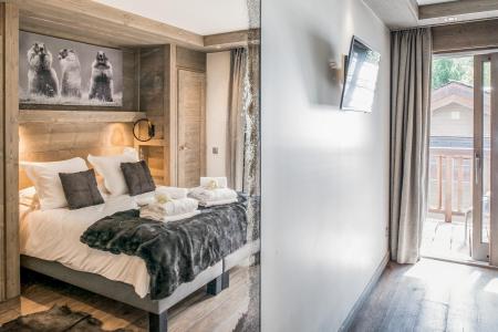 Vacaciones en montaña Apartamento 4 piezas para 8 personas (D10) - Mammoth Lodge - Courchevel - Habitación