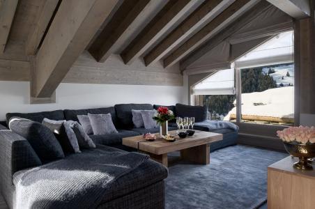 Vacanze in montagna Appartamento su 3 piani 8 stanze per 14-16 persone (D15) - Mammoth Lodge - Courchevel - Angolo soggiorno