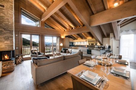 Vacances en montagne Appartement duplex 5 pièces 8 personnes (D07) - Mammoth Lodge - Courchevel - Séjour