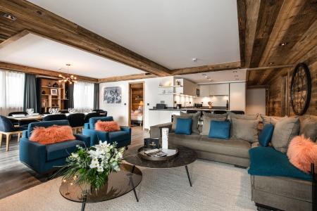 Vacances en montagne Appartement 4 pièces cabine 8-10 personnes (Indrasan) - Manali Lodge - Courchevel - Séjour