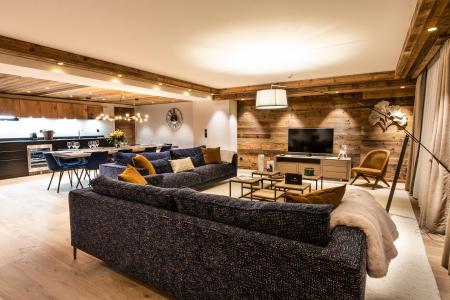 Vakantie in de bergen Appartement 5 kabine kamers 8-10 personen (Kailash) - Manali Lodge - Courchevel - Woonkamer