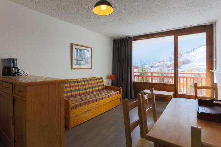 Vakantie in de bergen Studio bergnis 4 personen (408) - Meijotel - Les 2 Alpes - Woonkamer