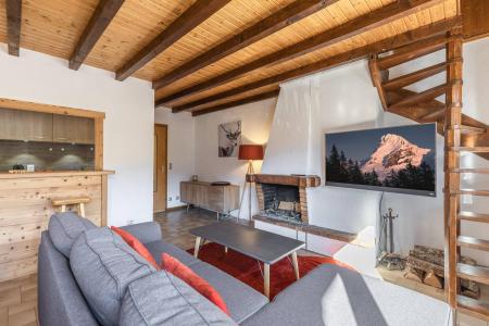 Vakantie in de bergen Appartement 3 kamers 6 personen (Ancolie) - Moutelette - La Clusaz - Woonkamer