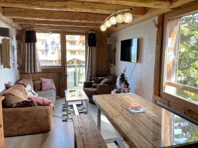 Holiday in mountain resort 4 room duplex apartment 6 people - Néva - Avoriaz - Living room