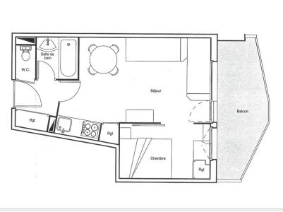 Vacanze in montagna Appartamento 2 stanze per 5 persone (506) - Néva - Avoriaz - Mappa