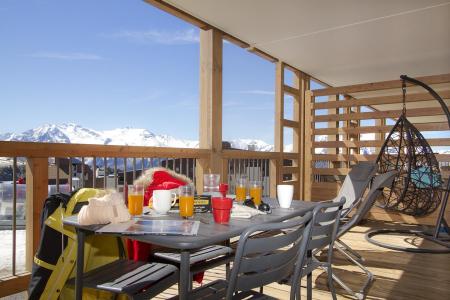 Urlaub in den Bergen 2-Zimmer-Holzhütte für 4 Personen (A12) - PHOENIX A - Alpe d'Huez - Balkon