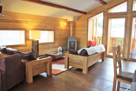 Urlaub in den Bergen Triplex Wohnung 5 Zimmer 10 Personen (101) - Potets - Les Gets - Wohnzimmer
