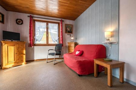 Vakantie in de bergen Appartement 2 kamers 4 personen (MESANGE) - PRESSENAGE - Les Gets - Woonkamer