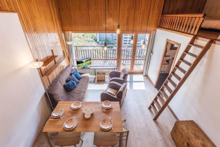 Vacances en montagne Studio mezzanine 5 personnes (RE012S) - Résidence 1650 - Courchevel - Séjour