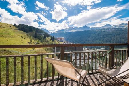 Vacances en montagne Studio mezzanine 5 personnes (RE012W) - Résidence 1650 - Courchevel - Terrasse