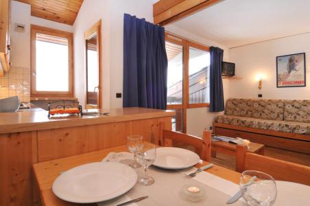 Vakantie in de bergen Appartement 3 kamers mezzanine 7 personen (420) - Résidence Agate - La Plagne - Woonkamer